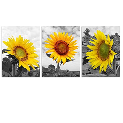 Sunflowers Canvas Prints Poster Flower Wall Art Painting Picture Home Decor
